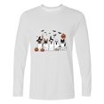 thumbnail image 4 of LWITHSZG Men's Halloween Shirt Cute Ghost Pumpkin Graphic T-shirts Fall Plus Size Long Sleeve Festival Tops Fashion Crew Neck Basic Tees 5X-Large, 4 of 4