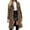 Brown womens coat, variant on up to 60% off Gifts Usmixi Womens Winter Faux Fur Coat Plush Overcoats for Women Fashion Striped Print Open Front Lapel Trench Jacket Cozy Soft Fuzzy Fleece Outerwear Coats Faux Fur Coat