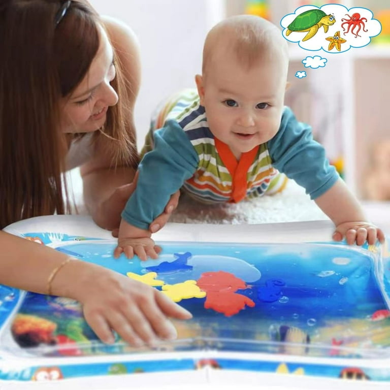 Inflatable Tummy Time Mat Premium Baby Water Play Mat For Infants And  Toddlers Baby Toys For 3 To 24 Months, Strengthen Your Baby's Muscles,  Portable