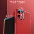 thumbnail image 4 of IBAOLE iPhone 12/12 pro Case, Heavy Duty Shockproof Anti-Fall Clear caseRed, 4 of 7