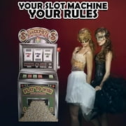 Fun Express Slot Machine Cardboard Stand up (5 feet Tall) Casino Party Decor