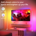 thumbnail image 3 of SUNMORY  RGB LED Floor Lamp, 49" Corner Lamp with 80+ Scene & Timer, Smart Modern Ambient Lighting with Music Sync & 16 Million Colors, Remote & App Floor Lamps for Living Room, Gaming Room, Bedrooms, 3 of 8