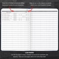 thumbnail image 4 of Clever Fox Accounting Ledger Book - Accounting Log for Small Businesses & Personal Use - Columnar Journal for Tracking Money, Expenses, Deposits & Balance - Hardcover, Large, 7x10″ (Dark Blue), 4 of 7