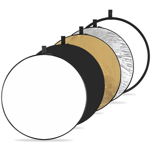 Reflector de luz K&F Concept 5 en 1 de 80 cm para estudio y exteriores