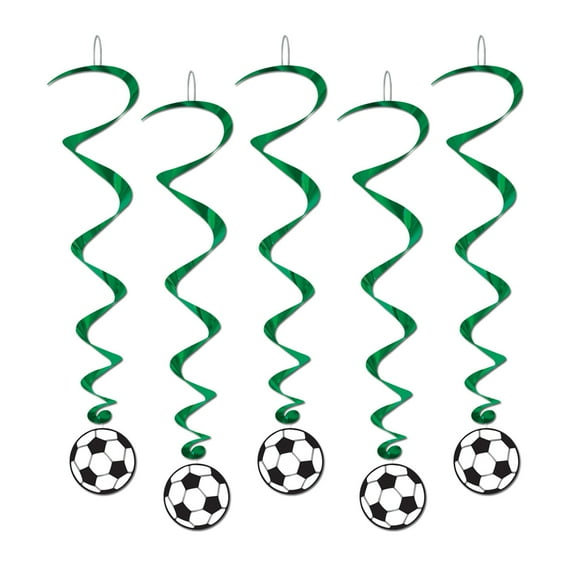Soccer Ball Whirls 3' 4" - 6 Pack (5 Per Package)
