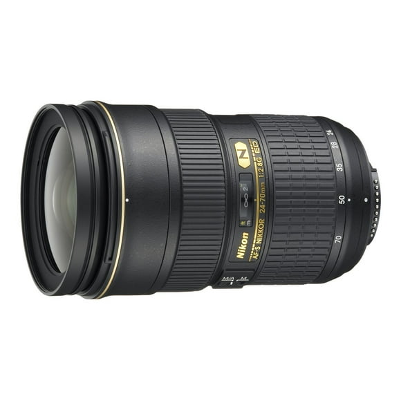 Nikon Zoom-Nikkor - Zoom lens - 24 mm - 70 mm - f/2.8 G ED-IF AF-S - Nikon F - for Nikon D2Xs, D3, D300, D3000, D3s, D3X, D40, D4s, D5000, D5300, D60, D700, D80, D810, D90