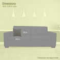 thumbnail image 3 of Majestic Home Goods Pillow 20x20 Bamboo Black, 3 of 4