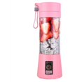 thumbnail image 1 of Licuadora eléctrica para frutas Licuadora para batidos Licuadora recargable por USB Licuadora de jugos 400 ml Rosa.--, 1 of 5