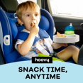 thumbnail image 7 of Silicone Cup Holder Tray for Car Seat, Booster Seat, Stroller - Carseat Cup Holder Snack Tray - Car Seat Tray for Kids Travel - Cup Holder Food Tray - Toddler Car Seat Accessories - Midnight 1 Pack, 7 of 7