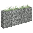 thumbnail image 2 of vidaXL Gabion Lit Surélevé Acier Galvanisé 180x30x90 cm, 2 of 4