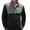 Black（mens shirts）, variant on GuangCheng Mens Quilted Sweatshirts,Half Zip,Pullover,Color Block,Casual Warm Tops with Stand Collar,Black,Size S