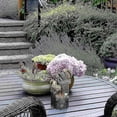 thumbnail image 5 of Solar Squirrel Stacked Waterfall Fountain with LED Lights and Pump, Resin Squirrel Garden Fountain S_Perfect Gift, 5 of 5