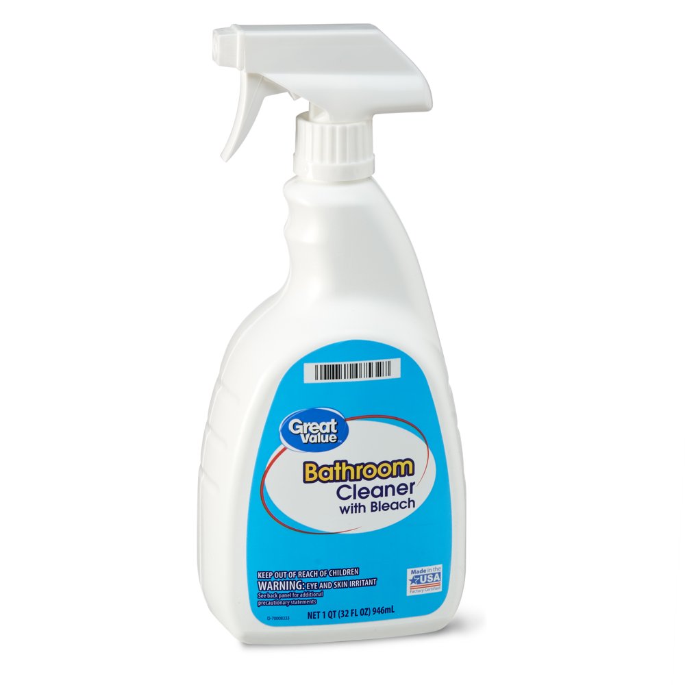 Great Value Bathroom Cleaner with Bleach, 32 Fl. Oz.