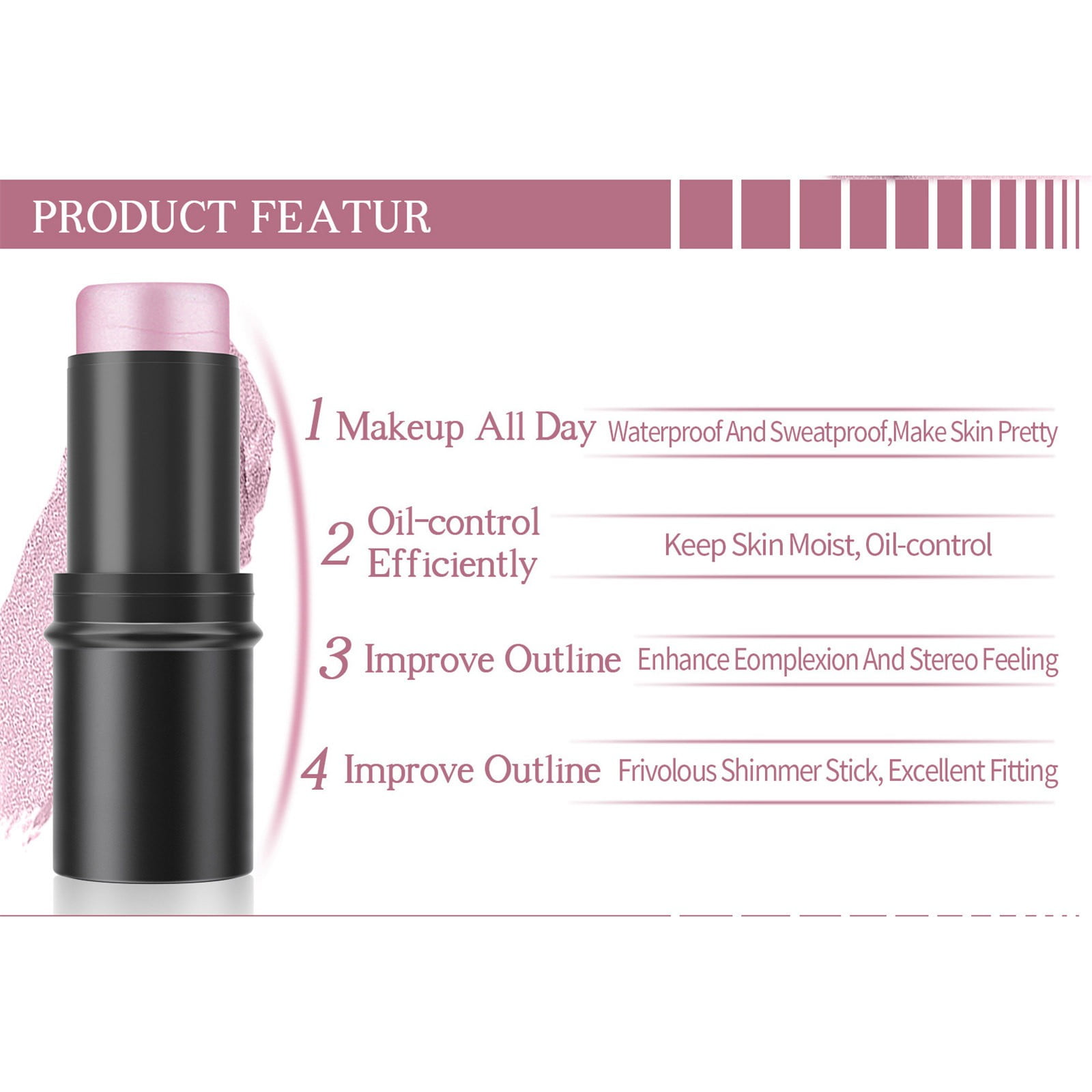 Eye Shadow Pen Afterglow Highlighter Brush Wet & Wild Makeup Stick Makeup Lipstick Rose Peach Makeup Pencils Highlighter Pack Makeup Makeup Highlighter Cant Stop Wont Stop Inner Eye Highlighter