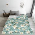 thumbnail image 5 of Sikiie Lilies Flowers Ultra-Soft Micro flannel Blanket Luxury All Seasons Warm Blanket for Bedding Sofa and Travel (4 sizes)-60"x50", 5 of 7