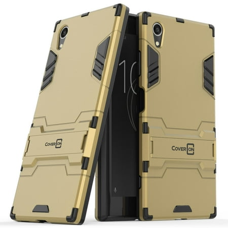 CoverON Sony Xperia XA1 Plus Case, Shadow Armor Series Hybrid Kickstand Phone