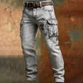 thumbnail image 4 of Travel Pants for Men on Plane Lightweight Stretchy Joggers Pants Slim Fit Dress Pants Tapered Work Cropped Trousers, 4 of 6