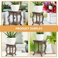 thumbnail image 2 of Office Display Pedestal Balcony Flower Planter Stand Coffee, 2 of 6