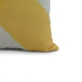 thumbnail image 2 of Simply Daisy, 18 x 18 inch, X Marks the Spot, Geometric Print Pillow, Yellow, 2 of 2