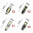 thumbnail image 5 of 23Pcs LED Car Interior Light Dome Trunk Map License Plate Lamp Bulb, 5 of 5