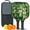 Black-1, variant on Pickleball Paddles Set Of 2, Fiberglass Surface, Tropical Jungle Print, 4 Balls & Bag