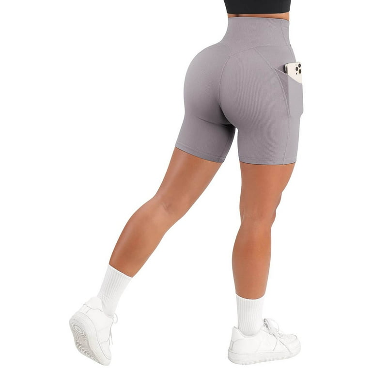 Shorts Tight Yoga Seamless Pants Women's Fitness Hip-Lifting High-Waisted  Sports Yoga Pants Cotton Yoga Shorts Men Grey : : Clothing, Shoes  & Accessories