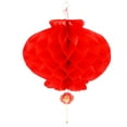 thumbnail image 4 of CIMAXIC 60 Pcs Lanternes en Papier Plastique Rouges Rondes Lanternes en Papier Plastique Pliables Lanternes Chinoises Festives Suspendues pour Nouvel An Festival de Printemps Décoration de Centre Commercial de Mariage Rouge, 4 of 4
