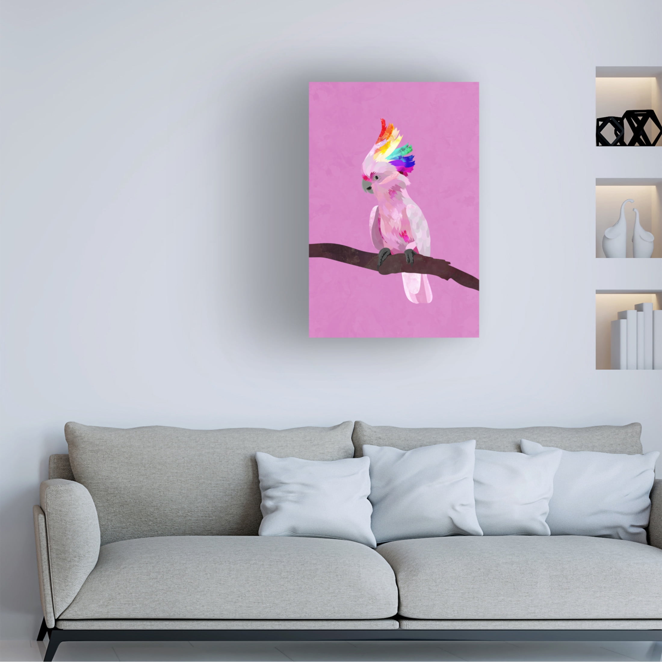 Trademark Fine Art Sarah Manovski Pride Galah Canvas Wall Art