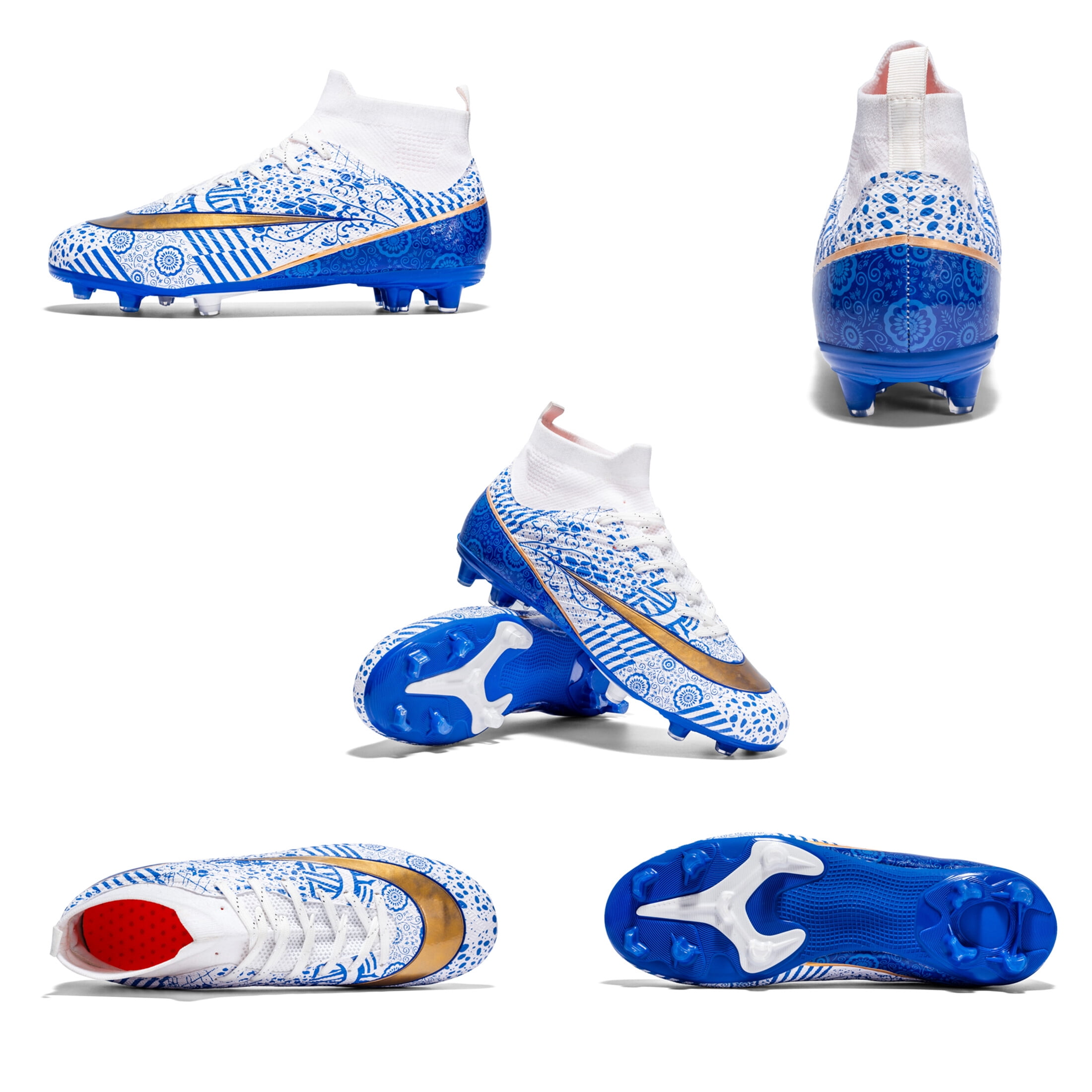 FULORIS Men Sock Soccer Cleats Shoes Teenager Football Boots