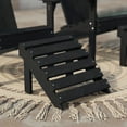 thumbnail image 3 of Wildridge Classic Footrest, Black - Outdoor Weather Resistant HDPE Ottoman for Adirondack Chair, 3 of 4