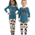 thumbnail image 2 of LazyOne Warm Long-Sleeve PJ Sets for Girls and Boys, Field of Dreams, Funny Animal Kids' Pajama Sets, 2 of 7
