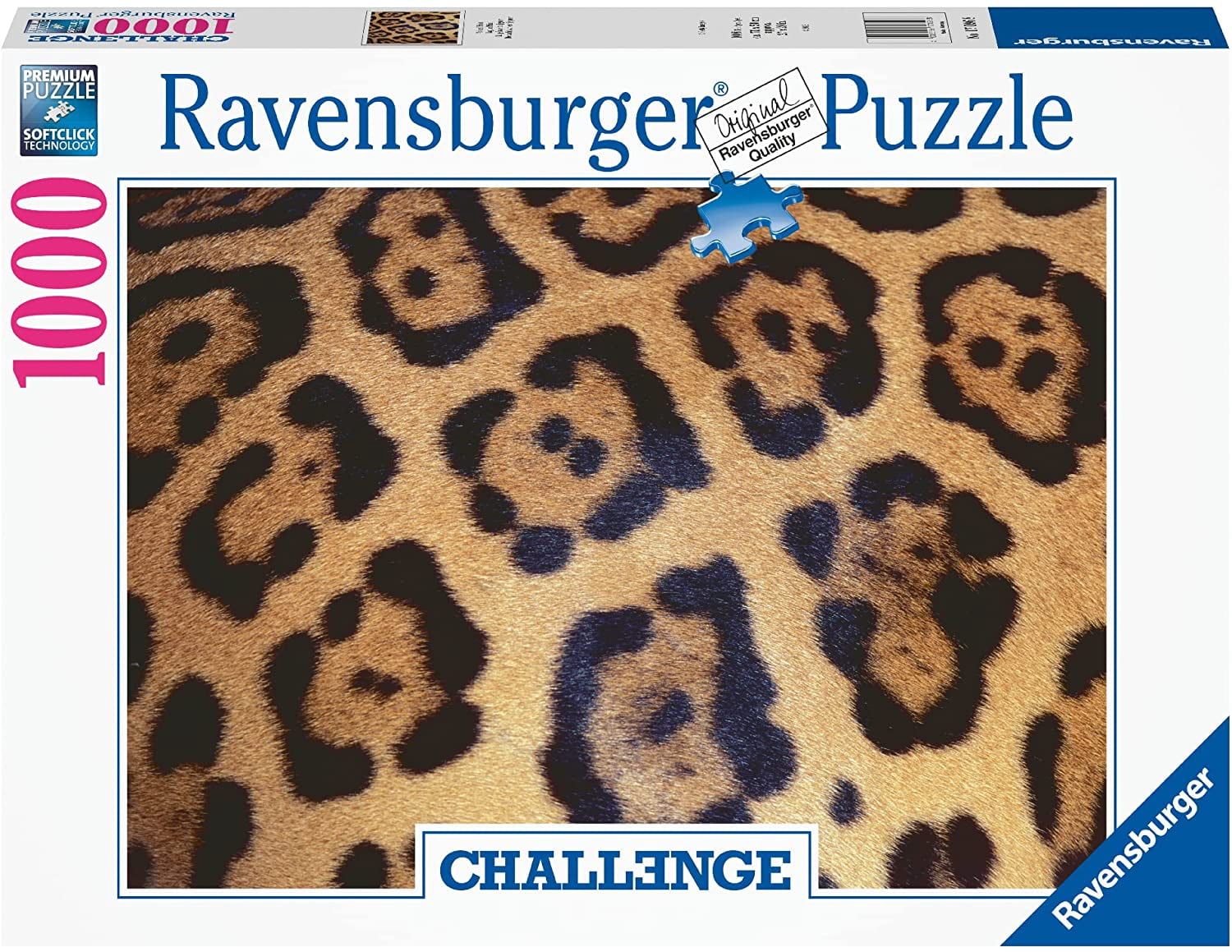 Ravensburger Puzzle 17096 - Challenge Puzzle Animal Print - 1000 piece jigsaw  puzzle for adults and children - Walmart.com