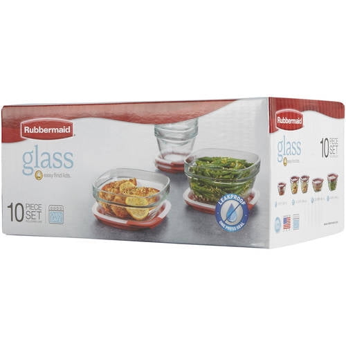 Rubbermaid glass easy find lids 14セット Rubbermaid Divided Meal Prep Containers, Microwave Safe
