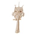 thumbnail image 4 of Owl Macrame Tapestry, Wall Hanger Woven Wall Hanging Long Tassel Woven Bohemian Tapestry for Living Room Apartment Decoration White, 4 of 8