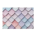 thumbnail image 7 of Yayeee Bath Rug for Bathroom Floor Non Slip Rectangle Fluffy Soft Absorbent Mat, 16"x24", Pink Art Pattern, 7 of 7