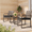 Black, variant on Asofer 3 Pieces Patio Chairs with Cushions,All-Weather Outdoor Rattan Furniture Sets with Glass Table for Garden,Porch, Bistro,Yard,Gray
