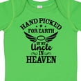 thumbnail image 4 of Inktastic Handpicked for Earth by My Uncle in Heaven with Angel Wings Boys or Girls Baby Bodysuit, 4 of 5