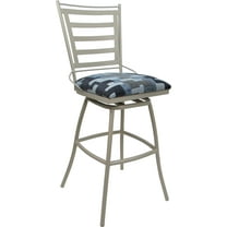 Outdoor Indoor Swivel Bar Stool 30" Jenna NO Arms - Craftsman Flint - Beige