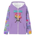 thumbnail image 3 of WAYUTE Girls Sweatshirts Long Sleeve Zip Up Hoodie with Cute Print Pullover for Kids and Toddler Casual Wear and Sports Outdoor Activities, 3 of 4