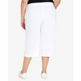thumbnail image 5 of Alfred Dunner Womens Plus-Size Allure Stretch Clamdigger Pant, 5 of 6