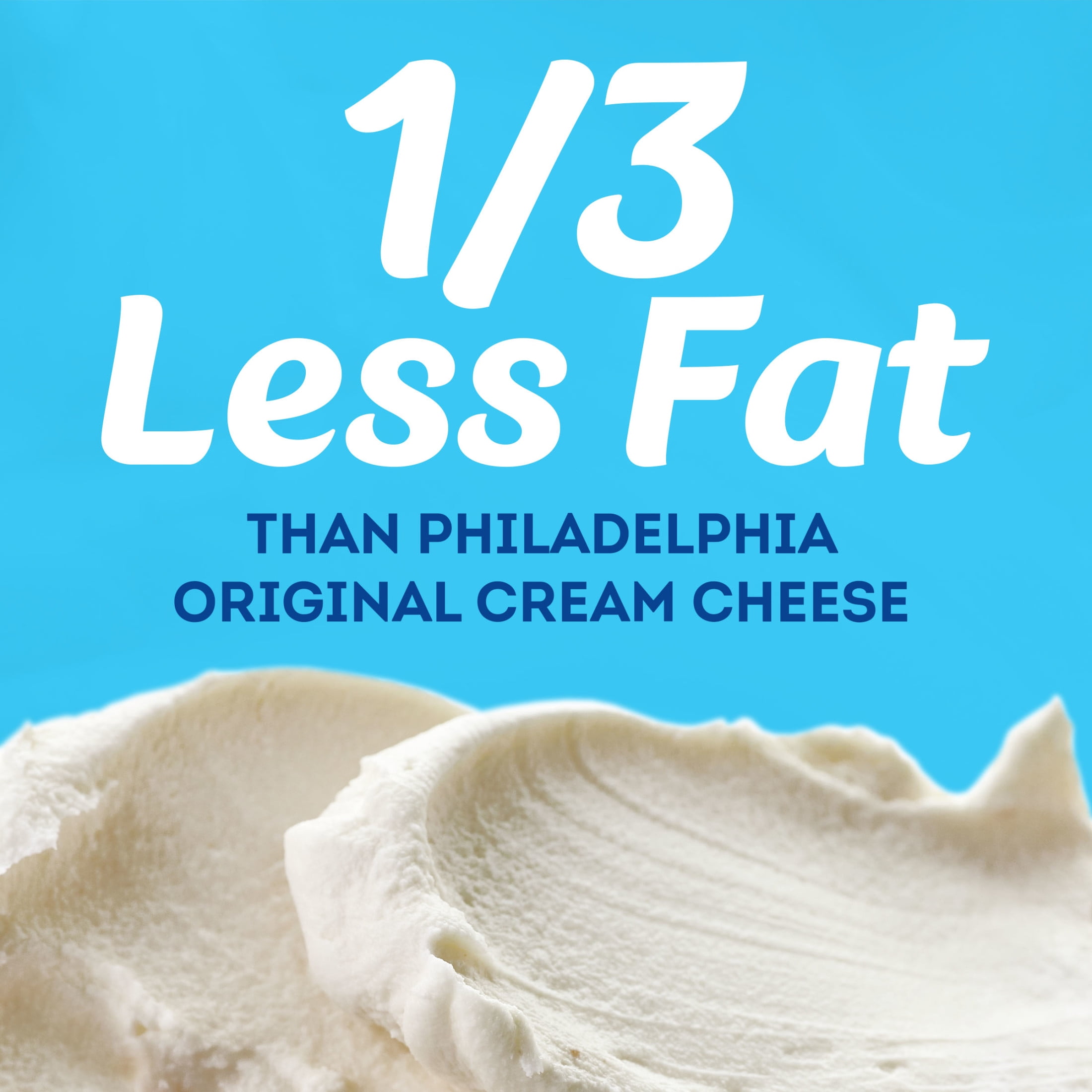 Philadelphia Reduced Fat Cream Cheese, 1 Tub, for Smooth, Spreadable Mornings, Original, No Artificial Preservatives, Flavors or Dyes, 16 oz