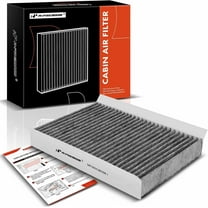 A-Premium Cabin Air Filter with Activated Carbon Compatible with Jeep, Dodge & Fiat Models - Compass 2017-2022, Renegade 2015-2023, Hornet 2023, 500L 2014-2020, 500X 2016-2023 - Behind Glove Box