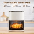 thumbnail image 5 of TINKLE WELL Air Fryer, 6-Quart 12-in-1 Multi-Cooker with Viewing Window for Oil-Free Frying, Baking & Dehydrating, Up to 400°F, Beige, 5 of 8