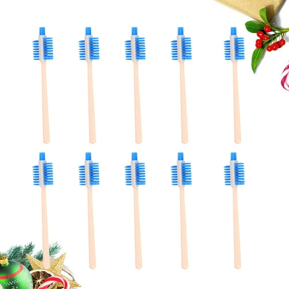 FESTFENDS Blender Cleaning Brush Plastic Blue 10PCS Triple Side