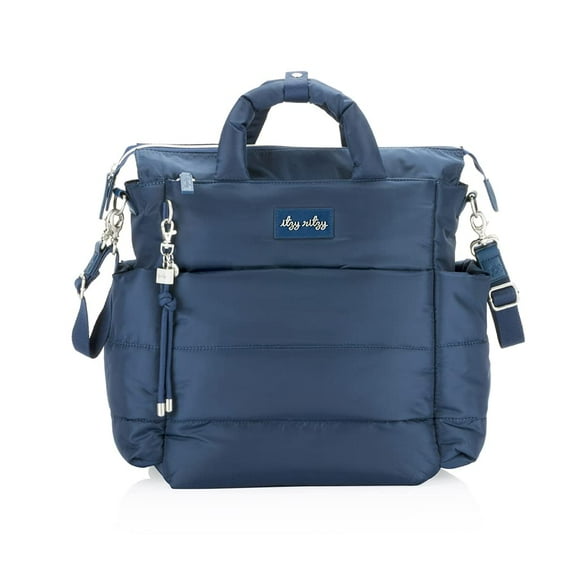 Itzy Ritzy Dream Convertible Diaper Bag Tote Backpack - Baby Diaper Bag with 14 Pockets Changing Pad (Sapphire Starlight)