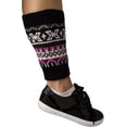 thumbnail image 2 of Stylish Warm Cozy Soft Stretchy Adjustable Winter Knitted Leg Warmers, 2 of 4