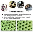 thumbnail image 4 of MINKUROW Elastic Shock Absorbing Height Increasing Sports Shoe Insoles,Soft Breathable Honeycomb Orthotic Replacement Inserts for Men & Women, 4 of 7