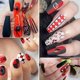 thumbnail image 2 of 3D Halloween Nail Art Anime Joker Spider Snake Sliders Nail Stickers Self Adhesive Decals Girls Kids Party Manicure, 2 of 5