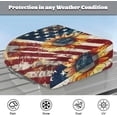 thumbnail image 3 of Housse de Climatiseur RV Compatible avec Remorque de Voyage Extérieure Housses de Climatisation pour Toit Protection pour Voyage Extérieur Facile à Installer, Drapeau Américain Tournesol, 3 of 7