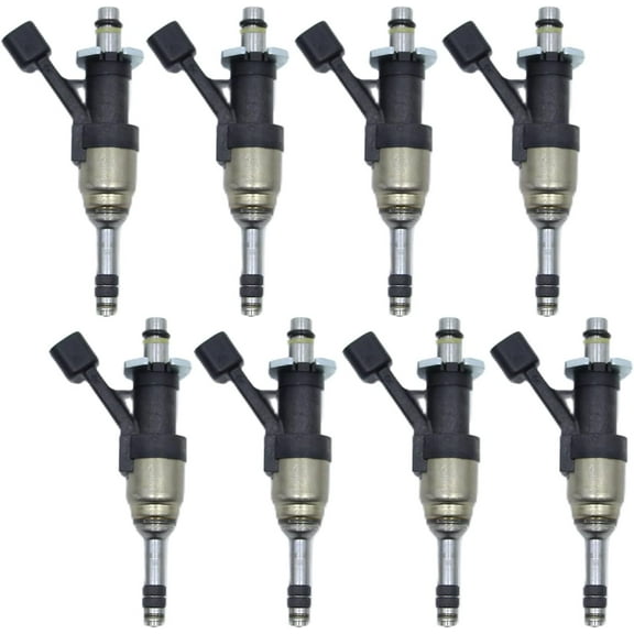 Seapple New 8Pcs Fuel Injector 12668393 Compatible with 2015-2018 Cadillac Escalade, GMC Yukon XL 6.2L V8, 2014-2018 GMC Sierra 1500 6.2L V8, 2014-2018 Chevrolet Corvette